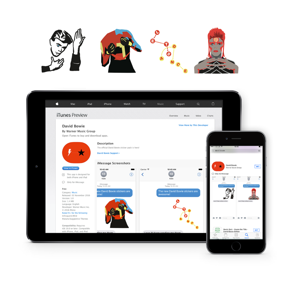 Artwork for David Bowie by STAY OUTSIDE