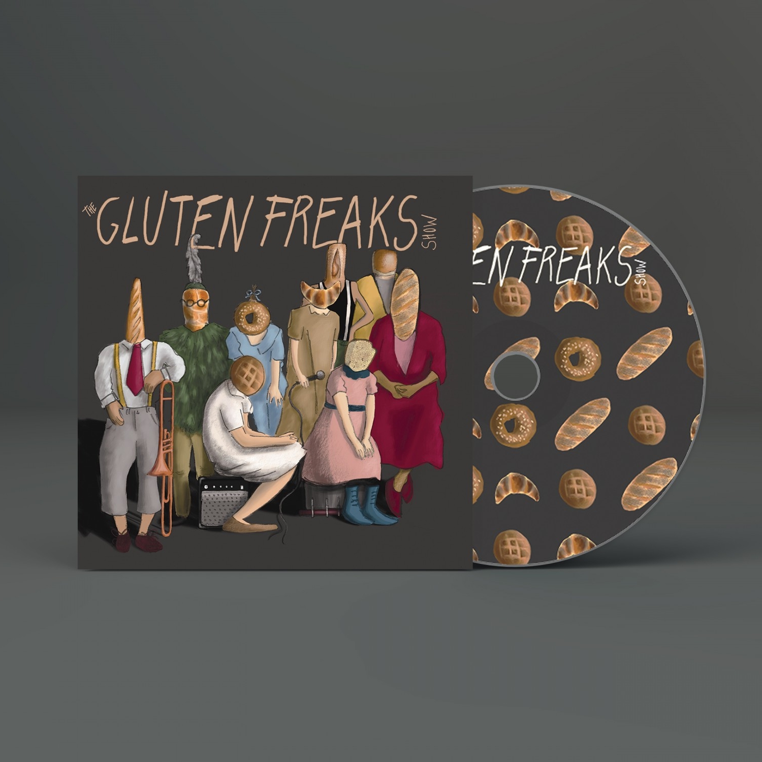 Artwork for Gluten Freaks by Carolina Cancanilla