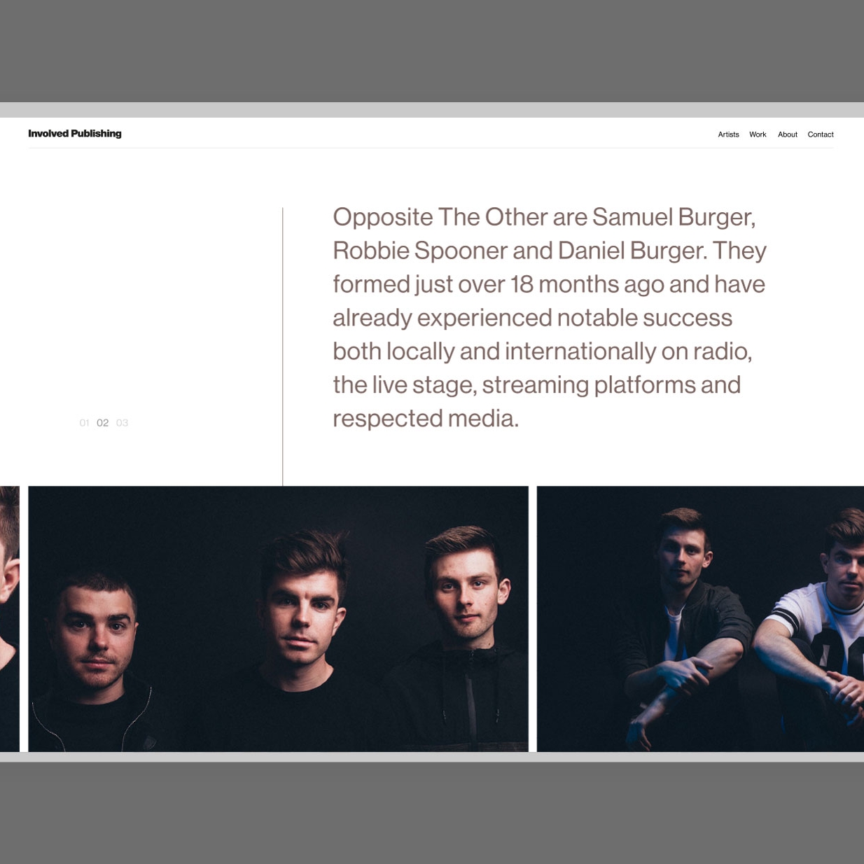 Website for Involved Publishing