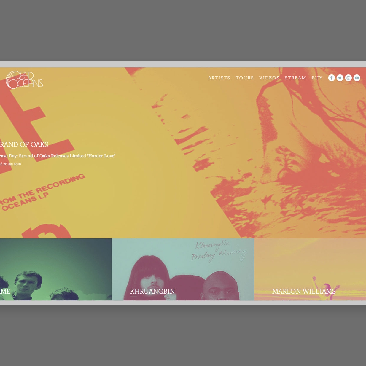 Dead Oceans Website