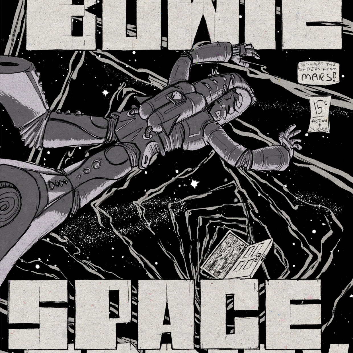 Artwork for David Bowie by littlecastlestudios