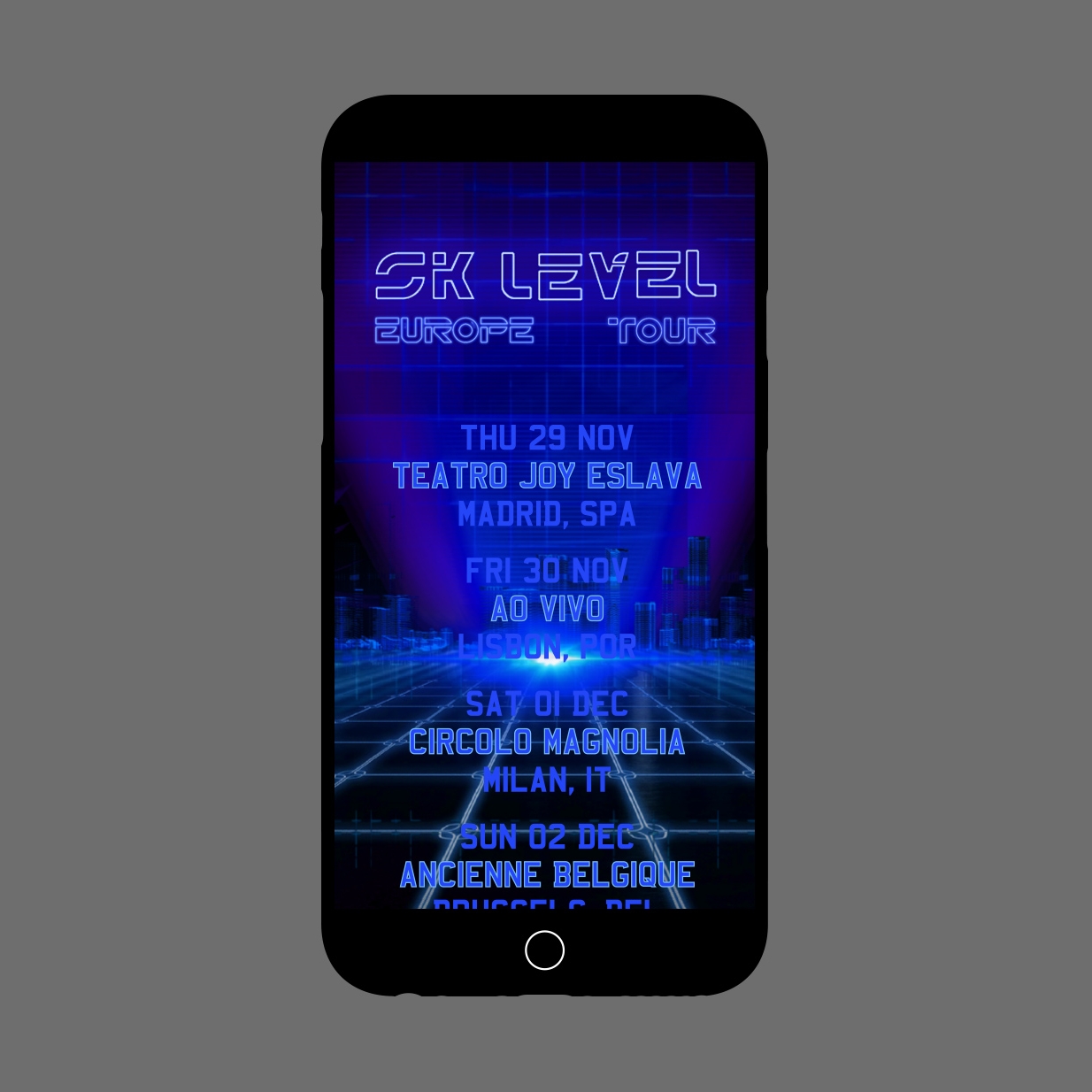 Tour Microsite for Skepta