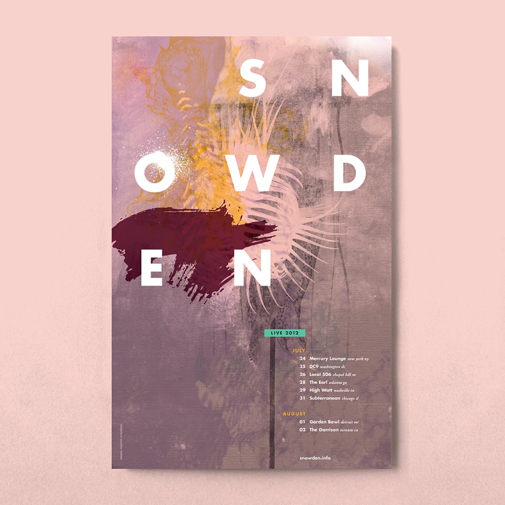 Graphic design for Snowden by TimothyODonnell