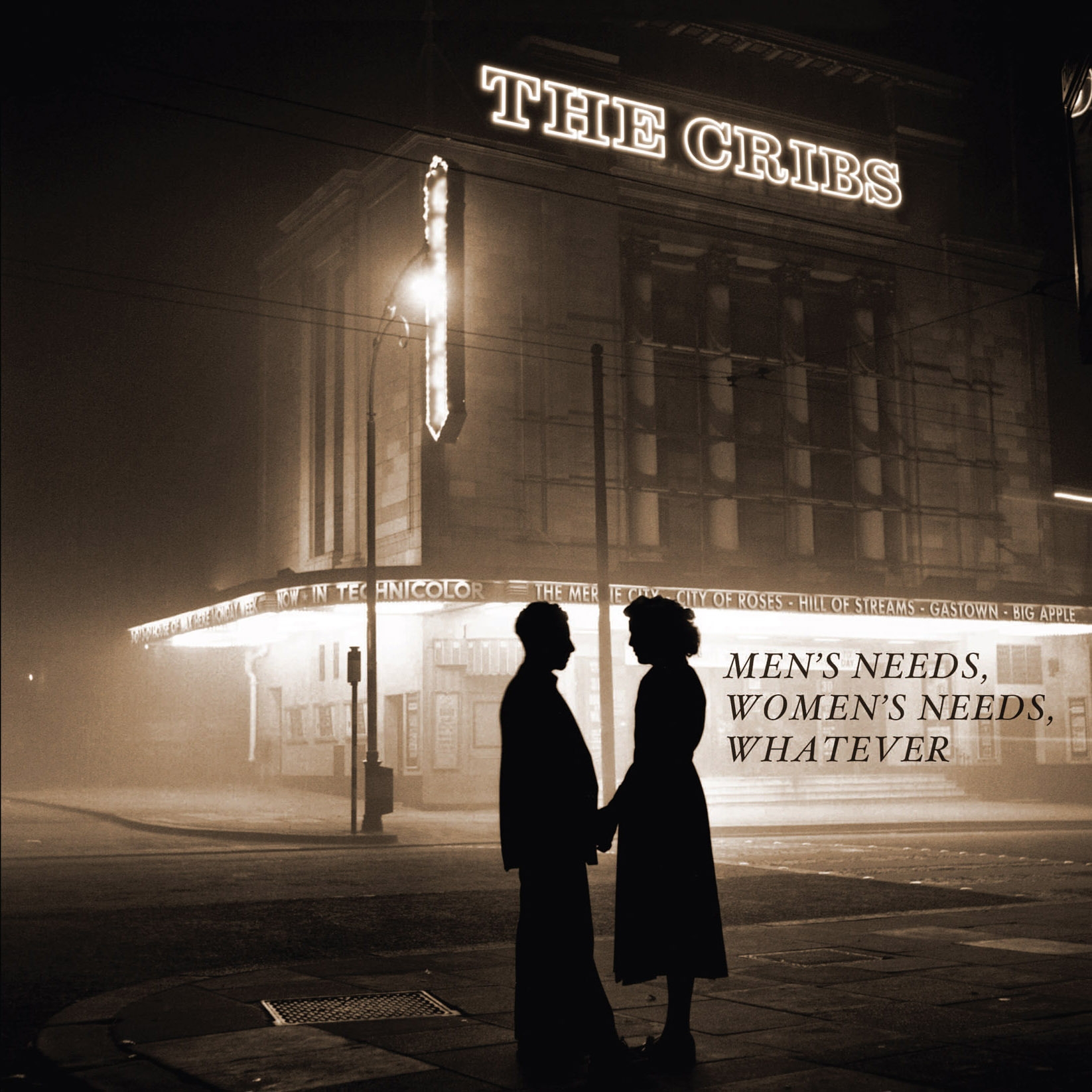 Graphic design for The Cribs by robcranedesign