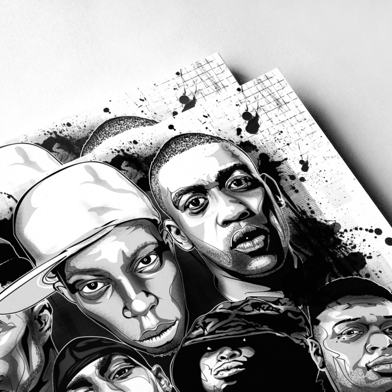 Art piece celebrating UK Grime in the golden era of the early 2000's