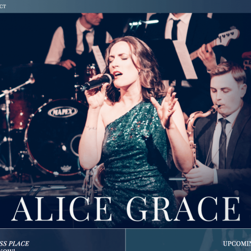 Website for Alice Grace by electrickiwi
