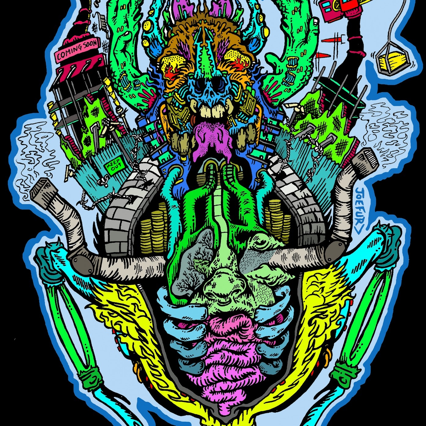 Artwork for Ghost, Life4Land by JOEFUR