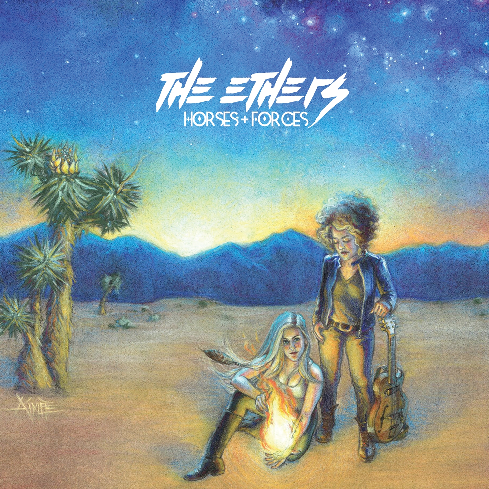 The Ethers - Horses & Forces Album Art