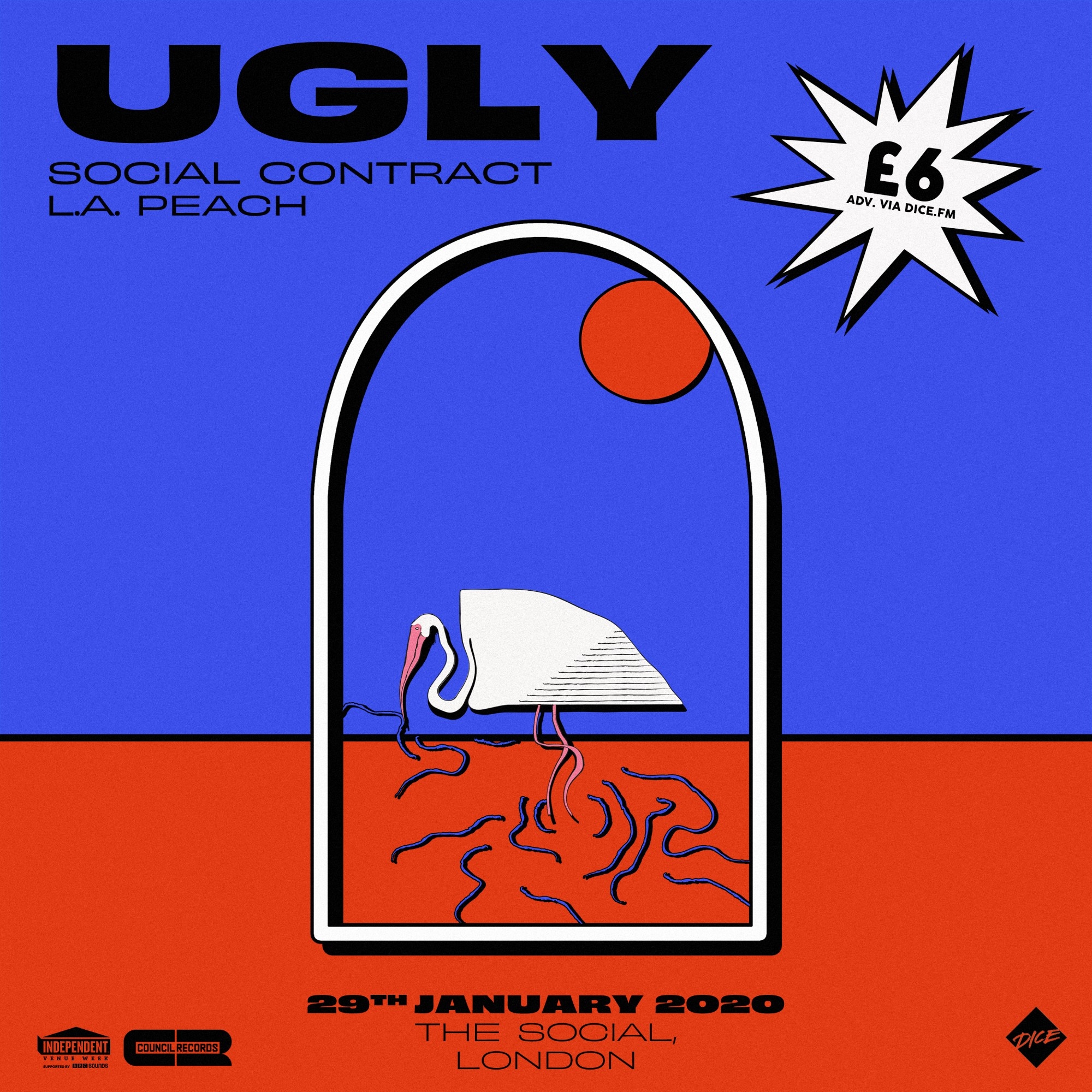 UGLY, SOCIAL CONTRACT & L.A. PEACH at THE SOCIAL