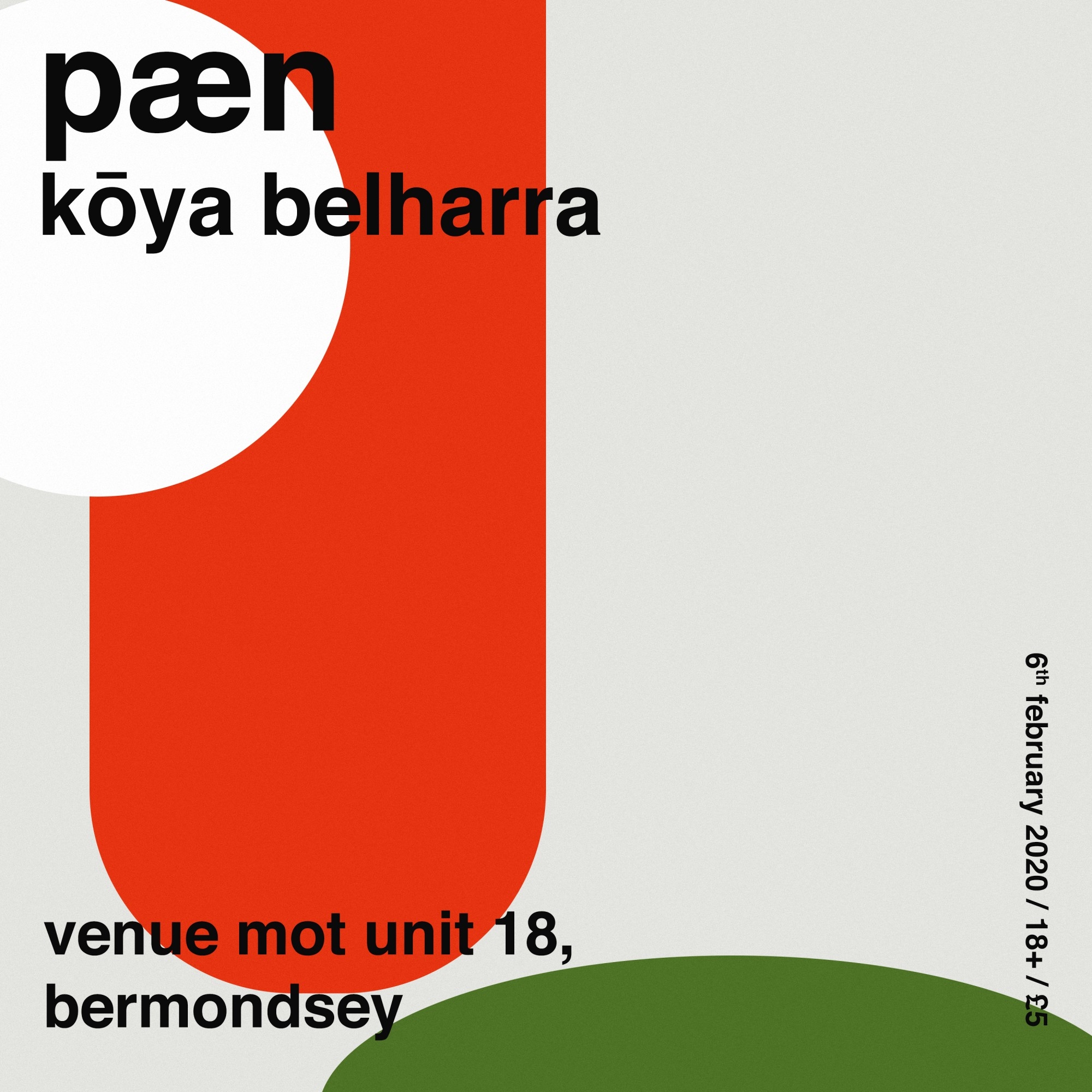 PÆN X KOYA BELHARRA POSTER