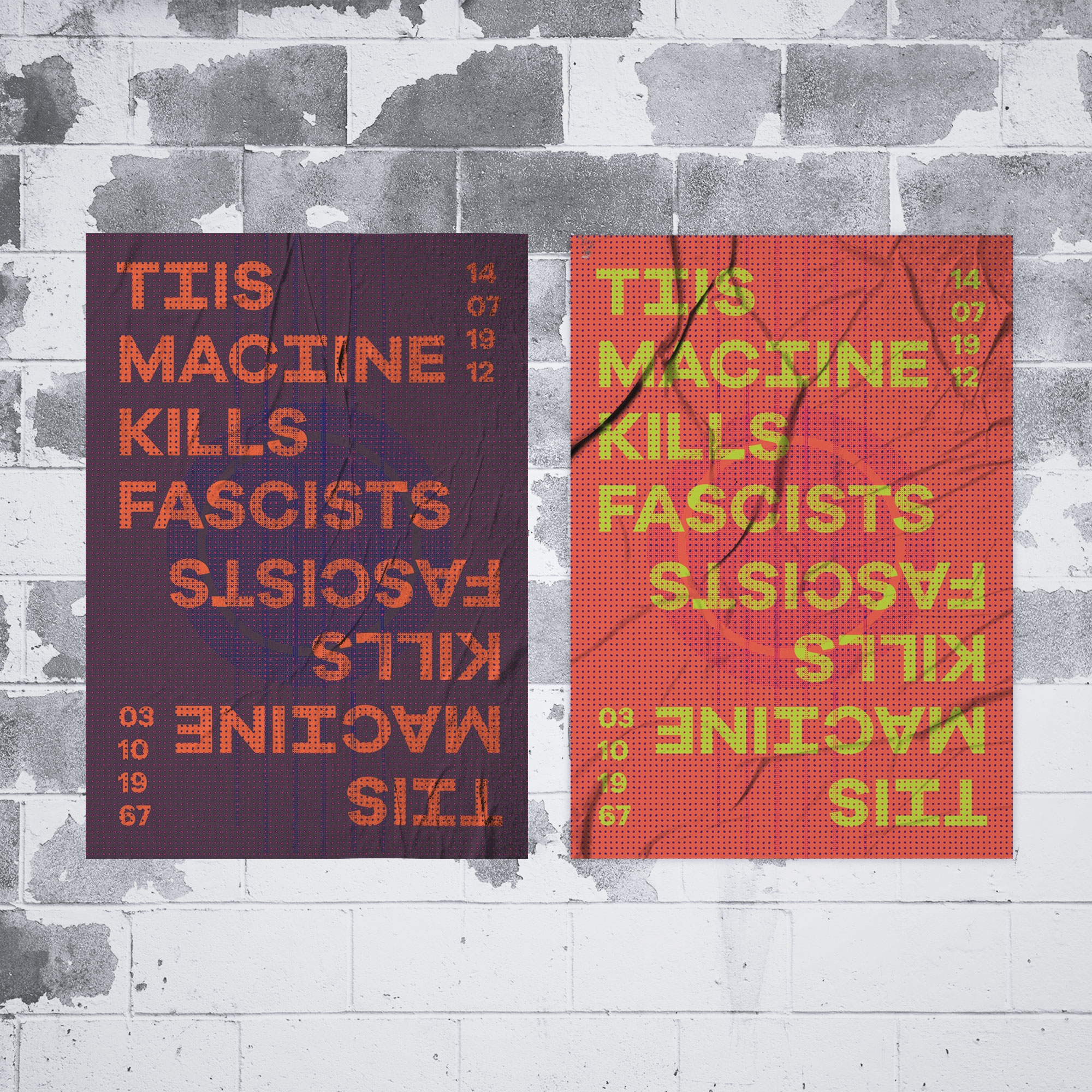 Woody Guthrie typography