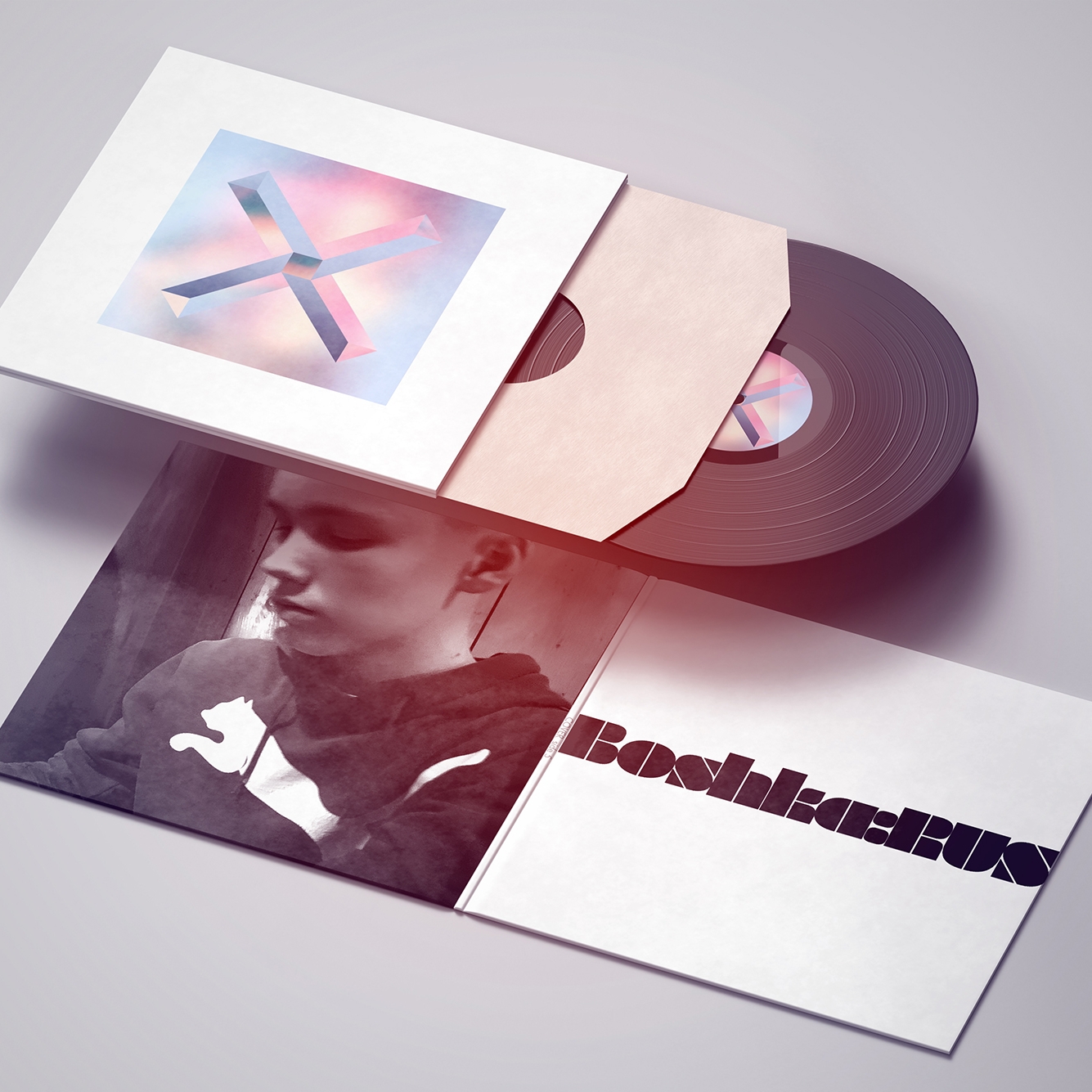 Boshka:RUS album cover and sleeve creative