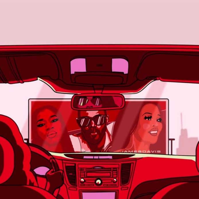 Lyric video for JamesDavis by YMSanimation