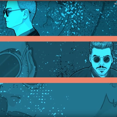 Lyric video for Vök by YMSanimation