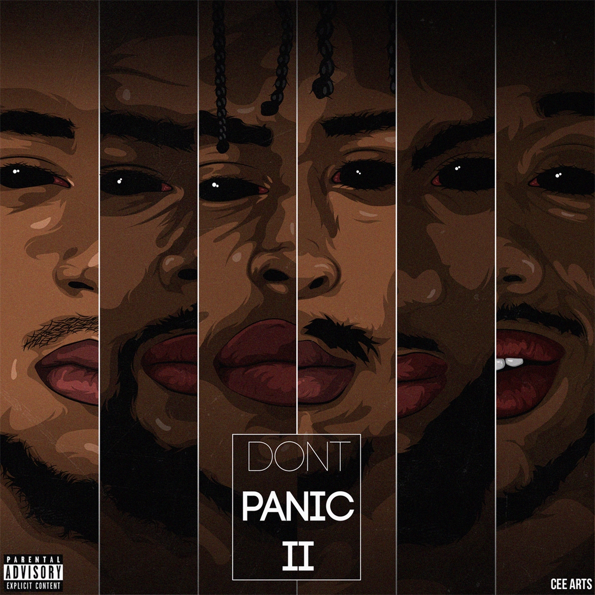 Smoke Boys [fka Section Boyz] "Don't Panic II" Album Cover & Track list Cover