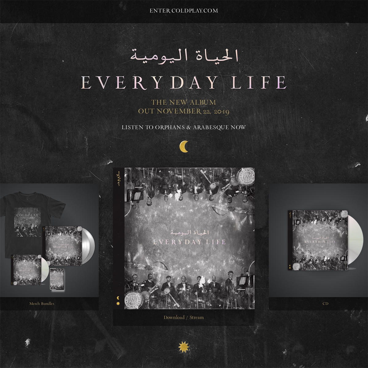 Coldplay - Everyday Life Websites