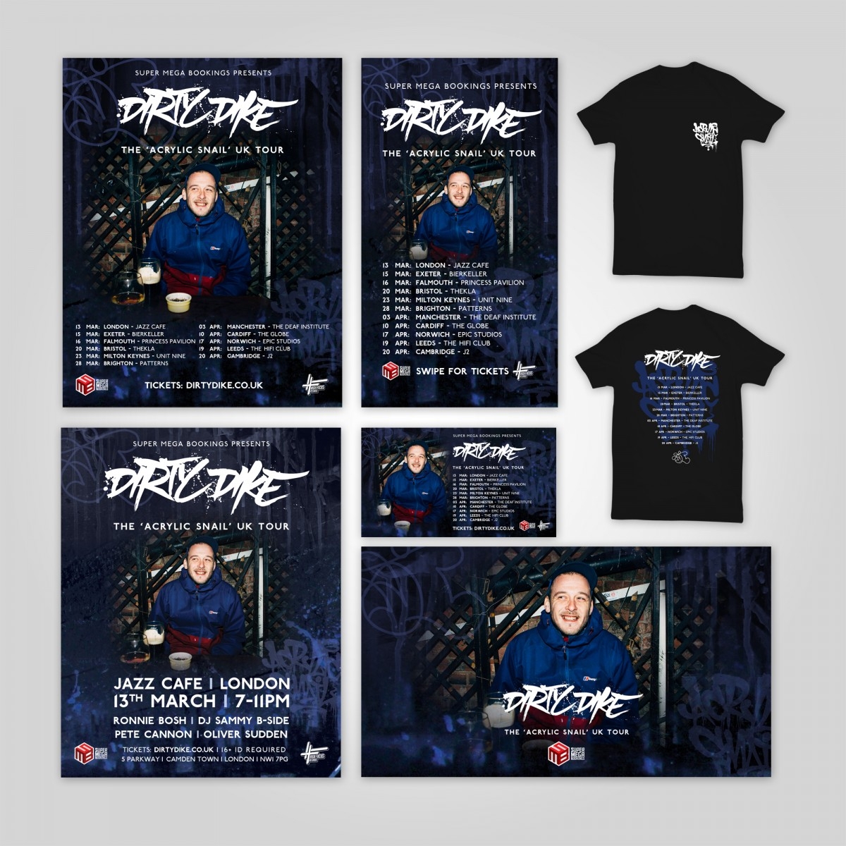 Dirty Dike - Acrylic Snail Tour