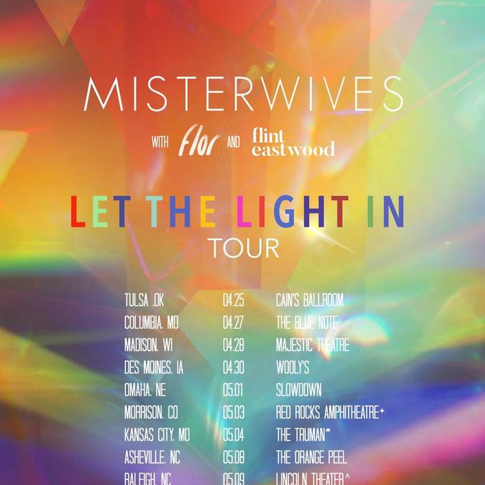 Misterwives Let the Light In Tour Poster