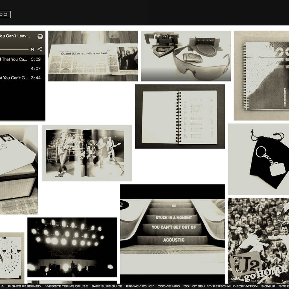 U2 - Elevation Tour Website