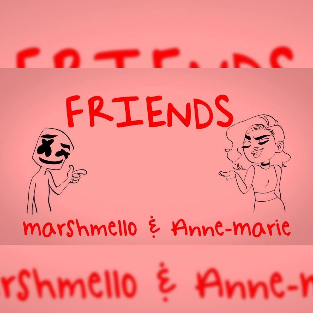 Marshmello & Anne-Marie - FRIENDS (Lyric Video) *OFFICIAL FRIENDZONE ANTHEM*