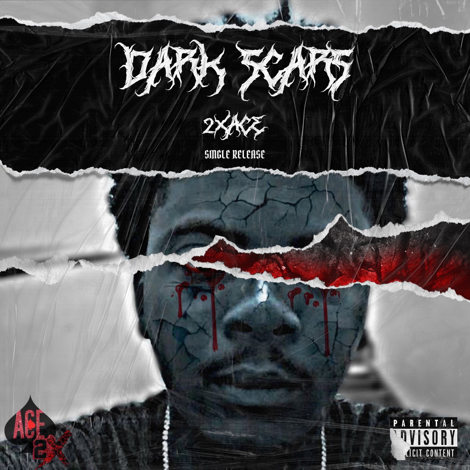 Album Cover Design & Video Animation To 2xAce - Dark Scars