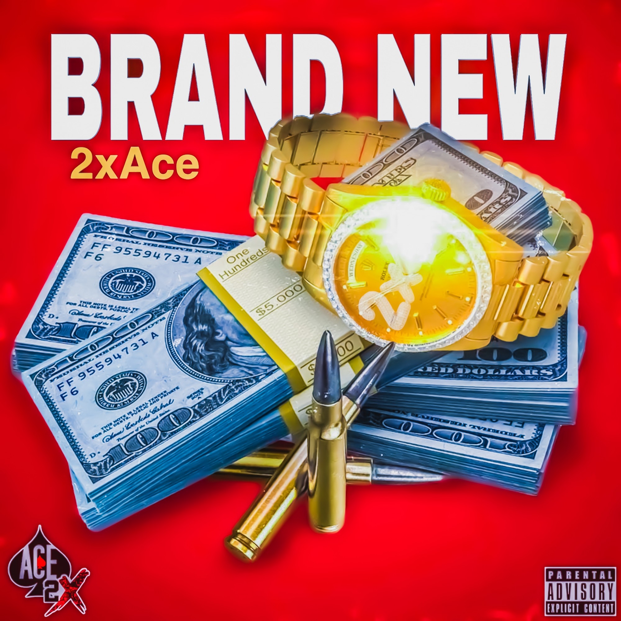 Album Cover Design For 2xAce - Brand New