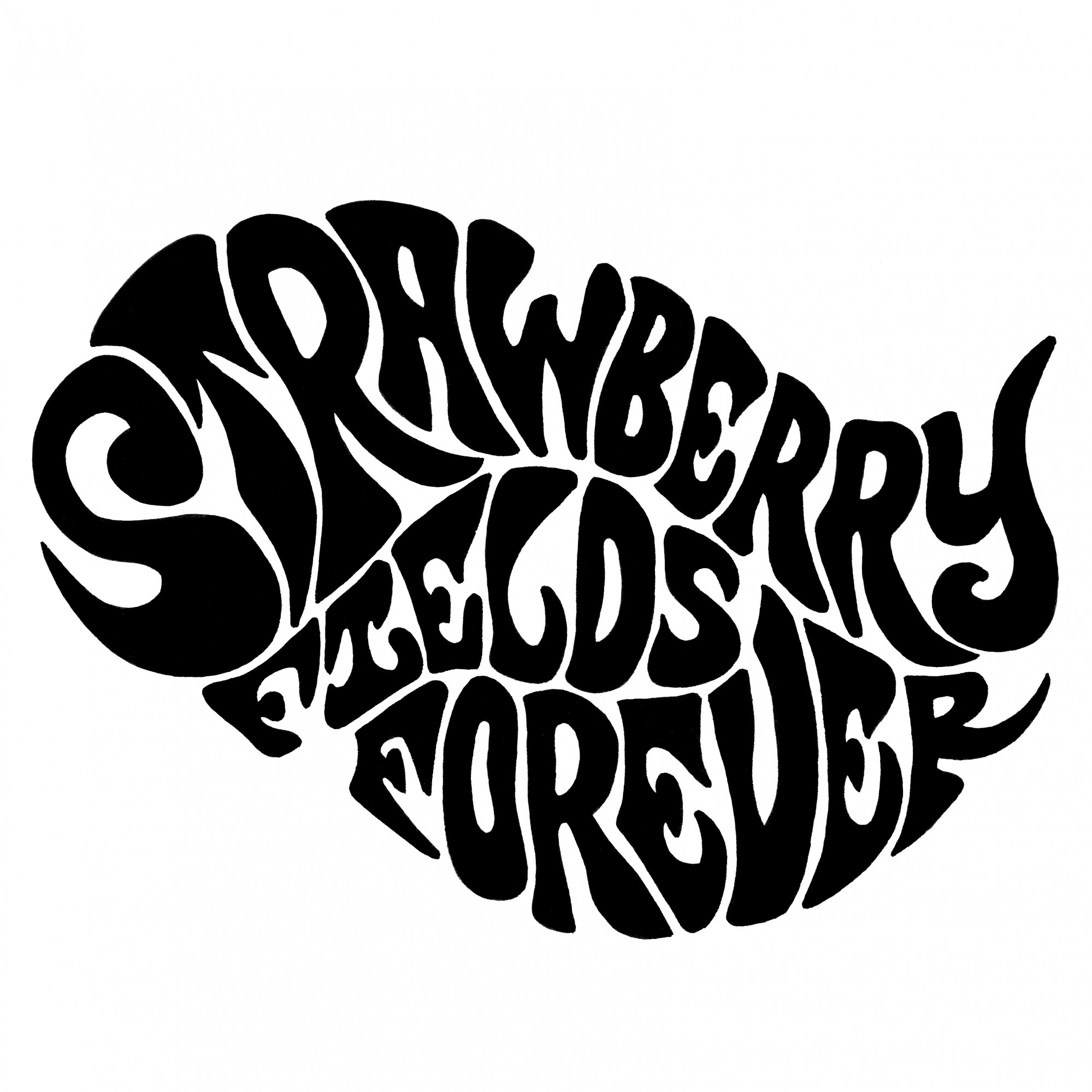 Psychedelic lettering commission