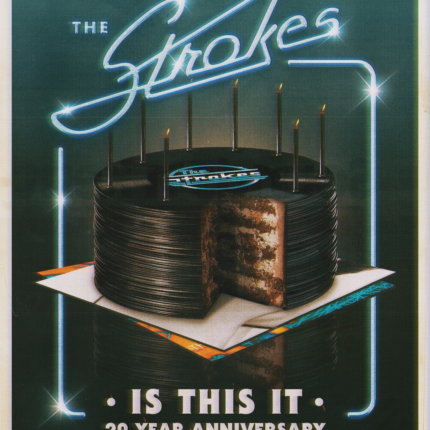 The Strokes 20th Anniversary Promo Poster