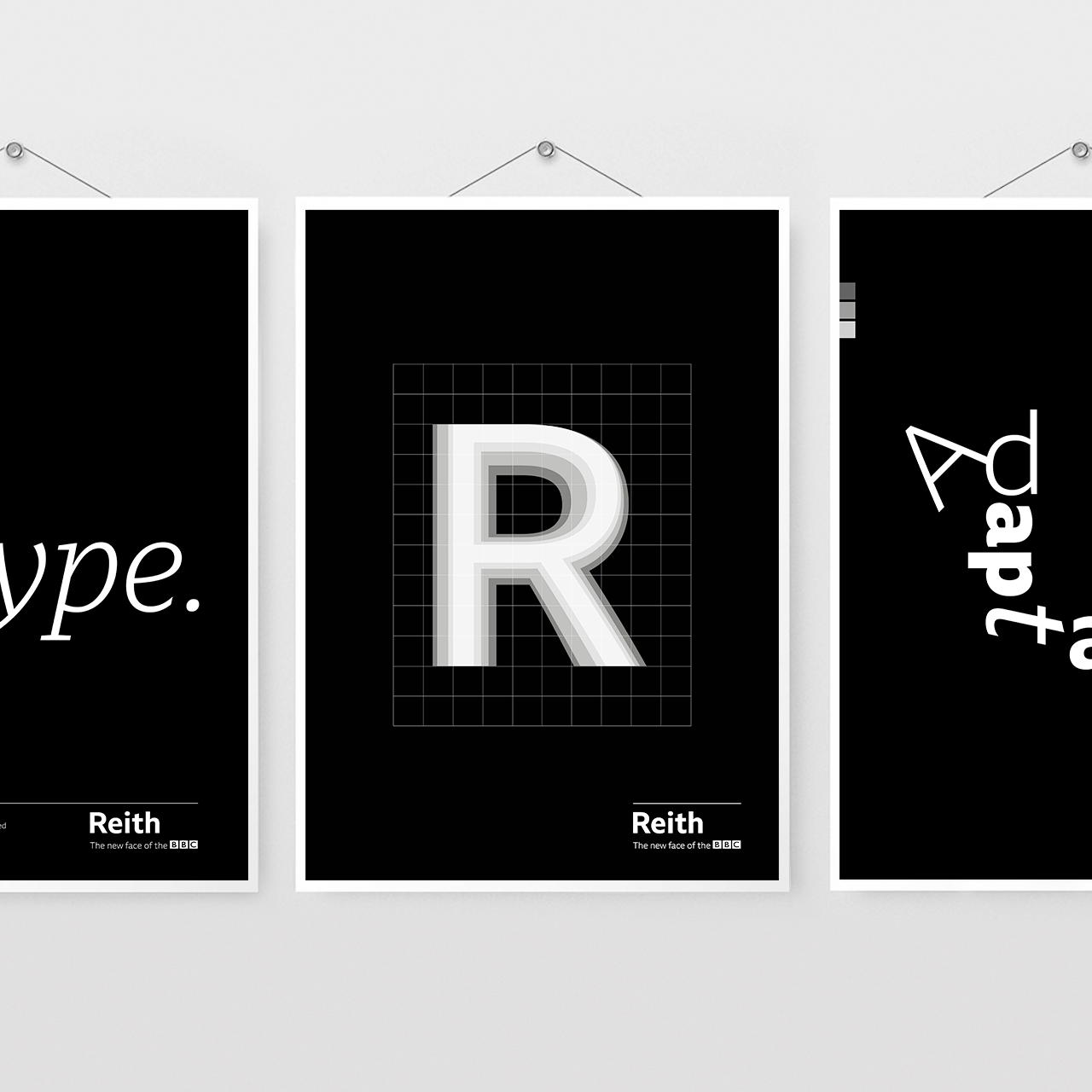 BBC New Font Family Launch Campaign