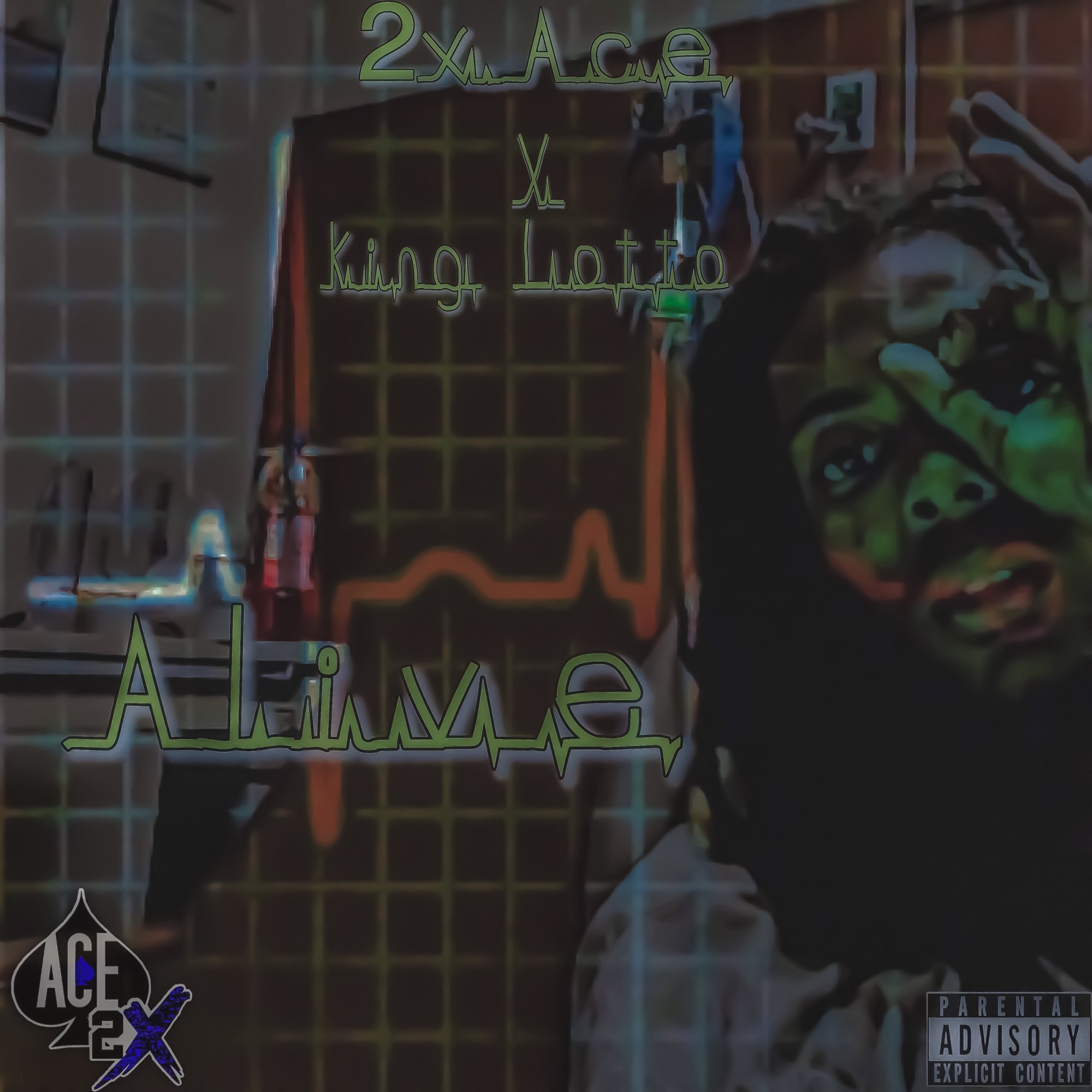 Album Cover Design For 2xAce ft.King Lotto - Alive