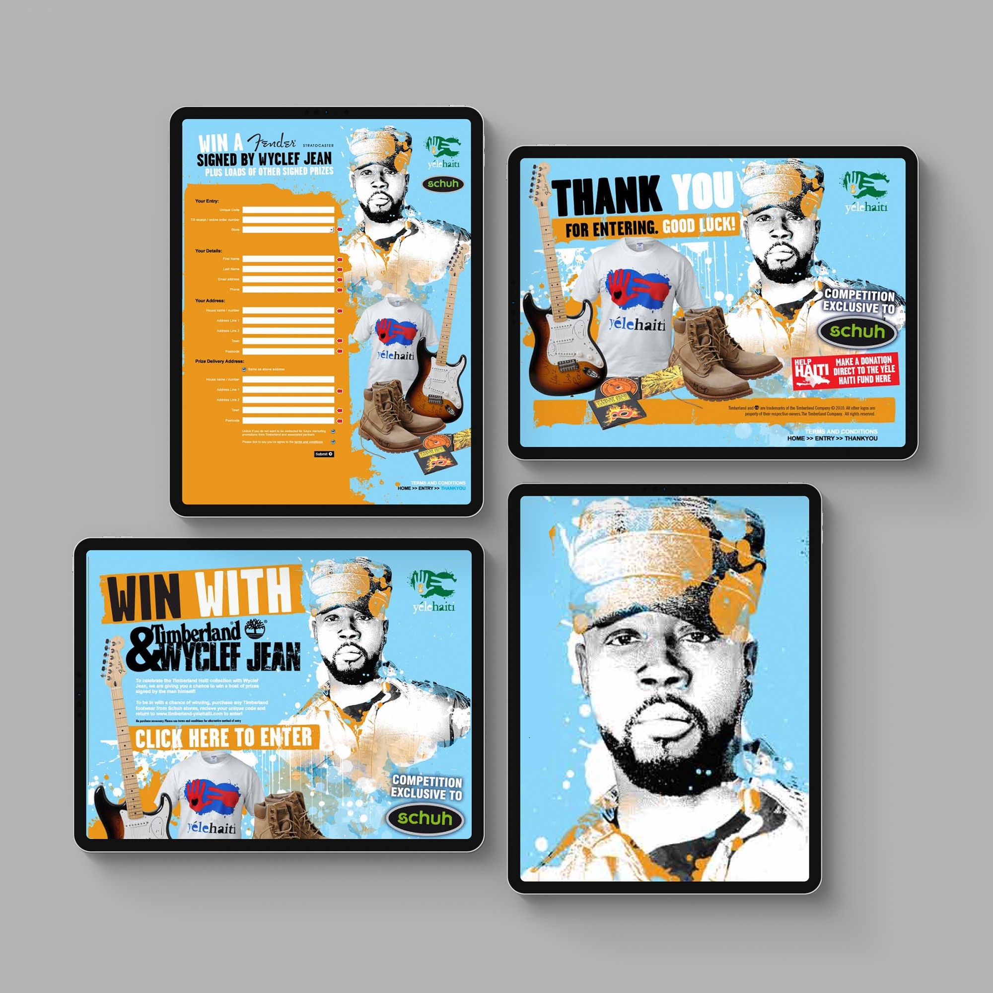 TIMBERLAND / YÉLE HAITI / WYCLEF MICROSITE