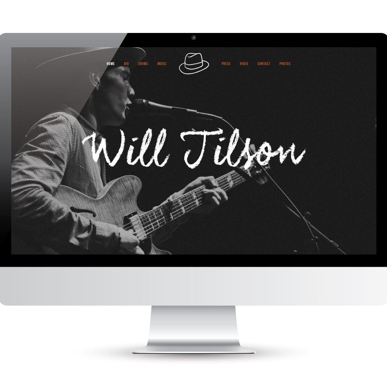 Website & Poster Art for Will Tilson
