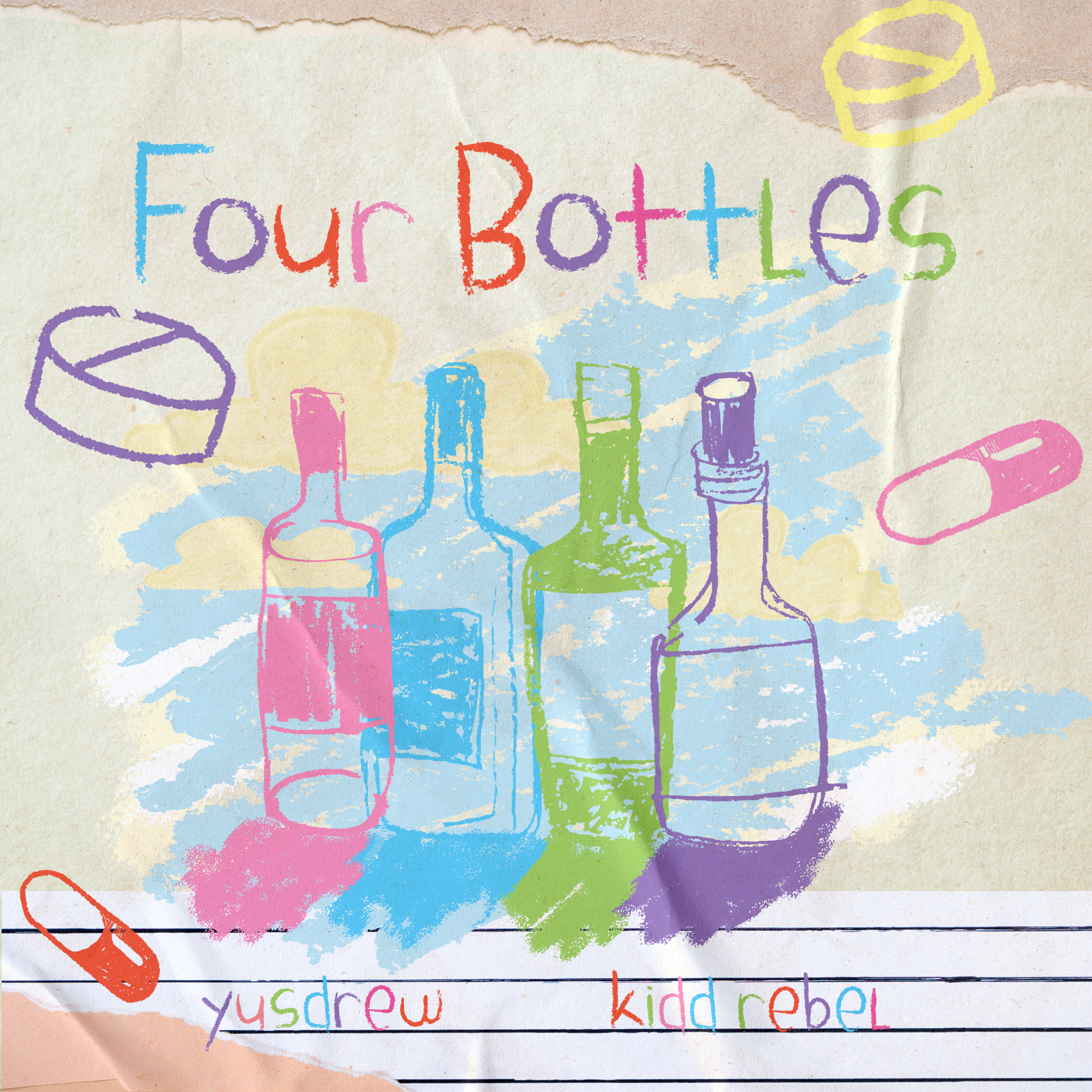 Branding for New Single - Four Bottles