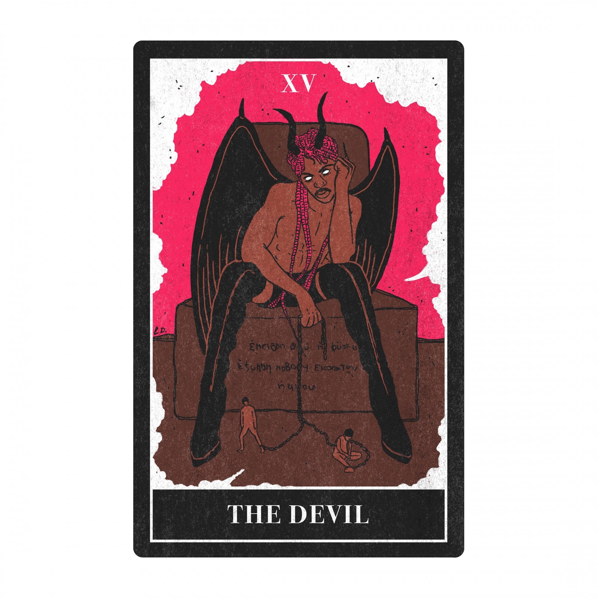 The Devil - promotional tarot for Lil Nas X's "Montero"