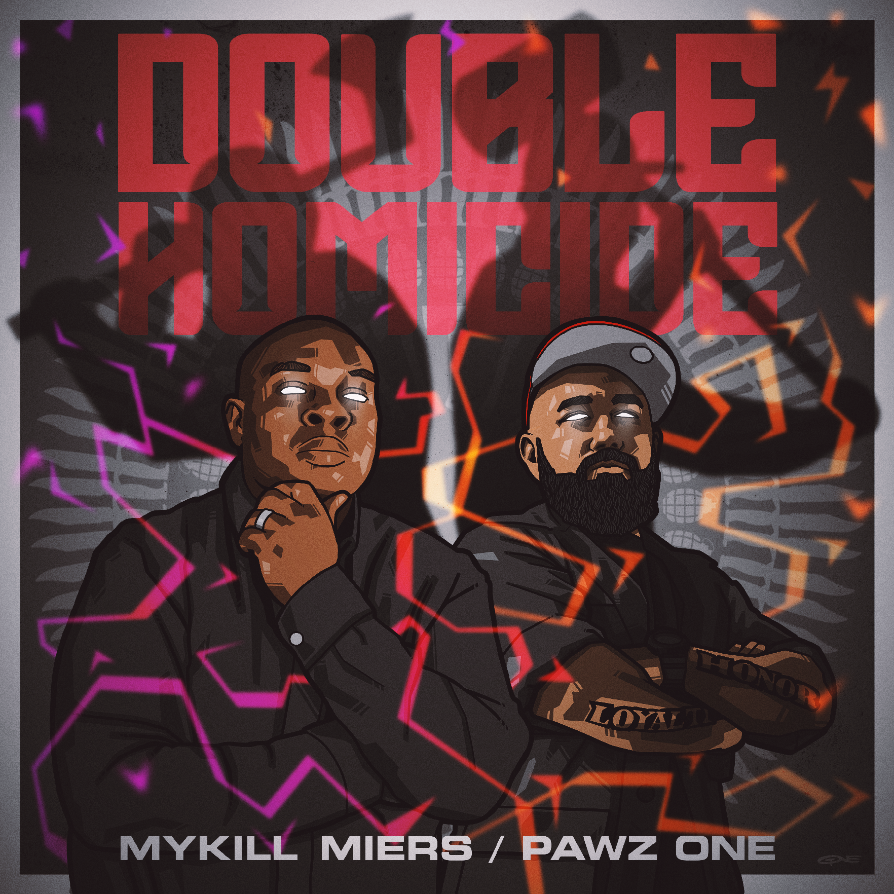 'DOUBLE HOMICIDE' ALBUM ARTWORK