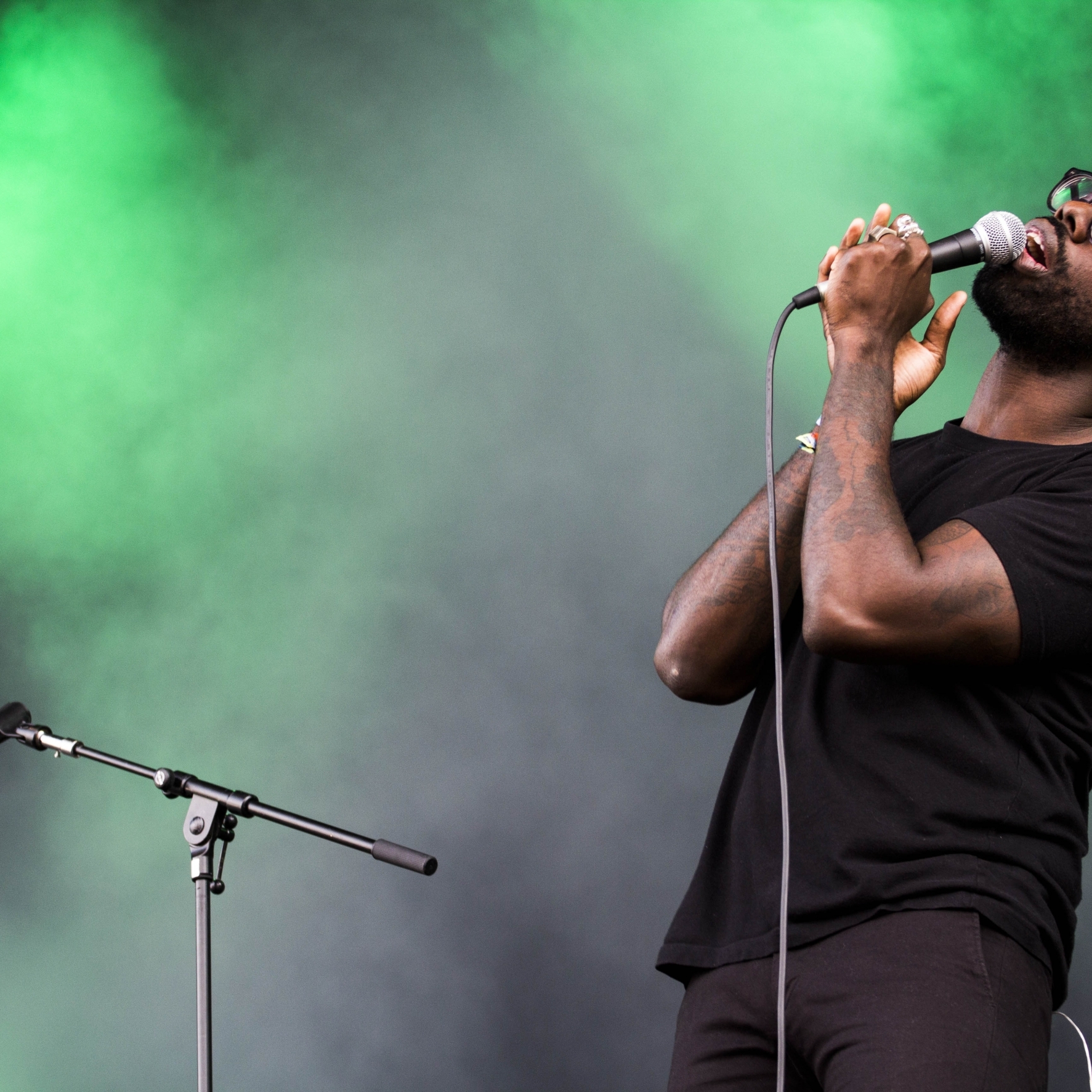 Ghostpoet on the mainstage at Common People festival