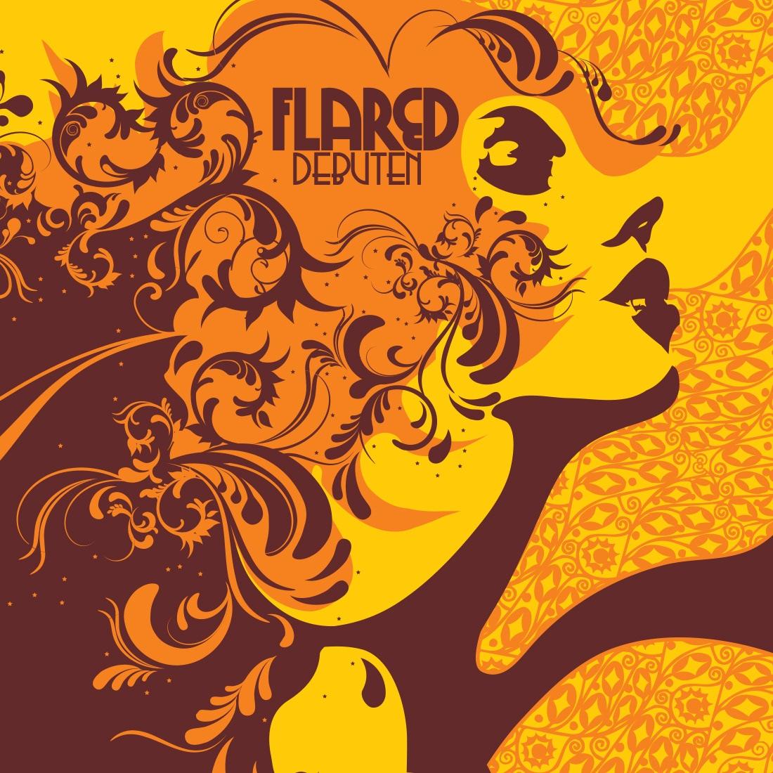 Cover art for Flared's "Debuten" Album