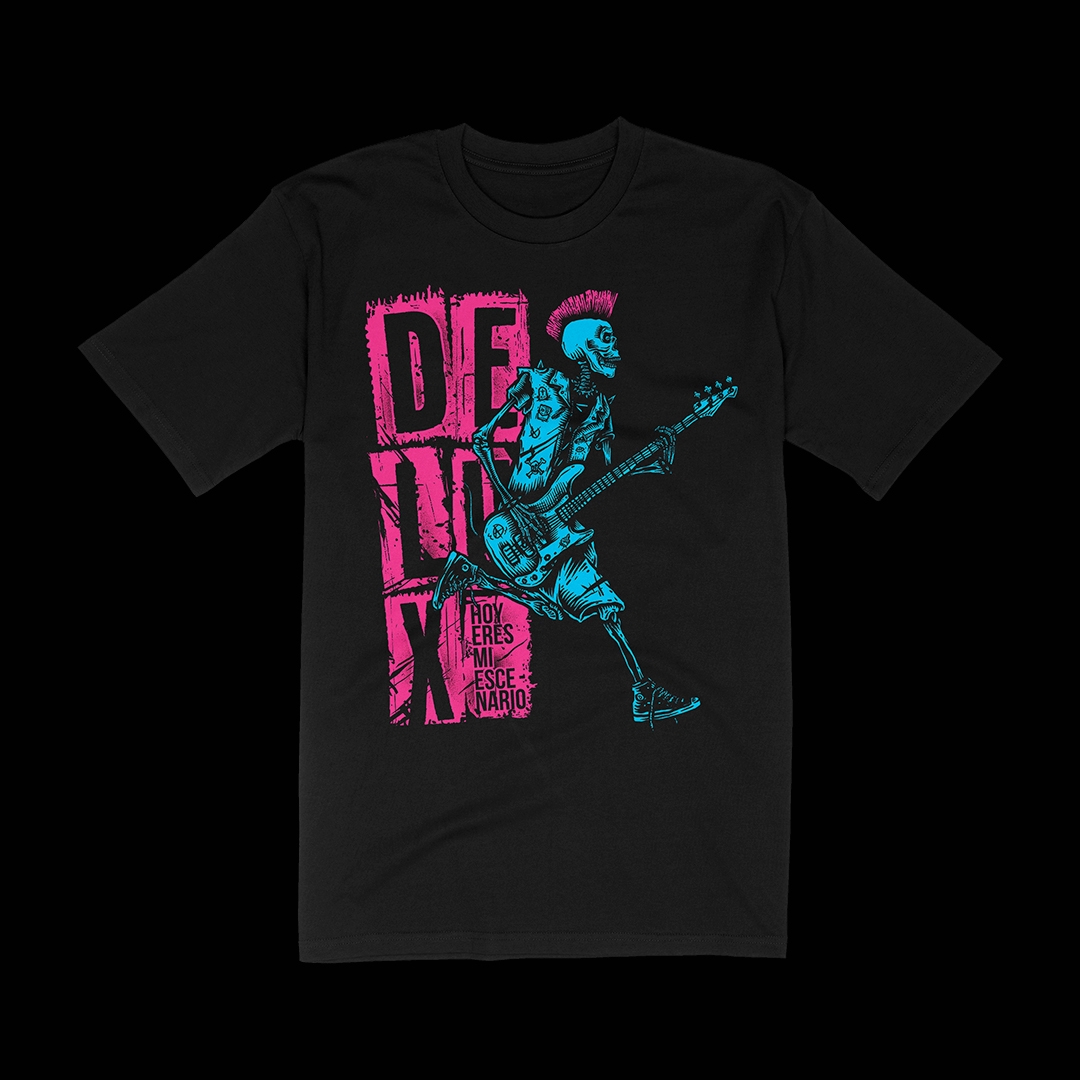 Punk rock skull illustration