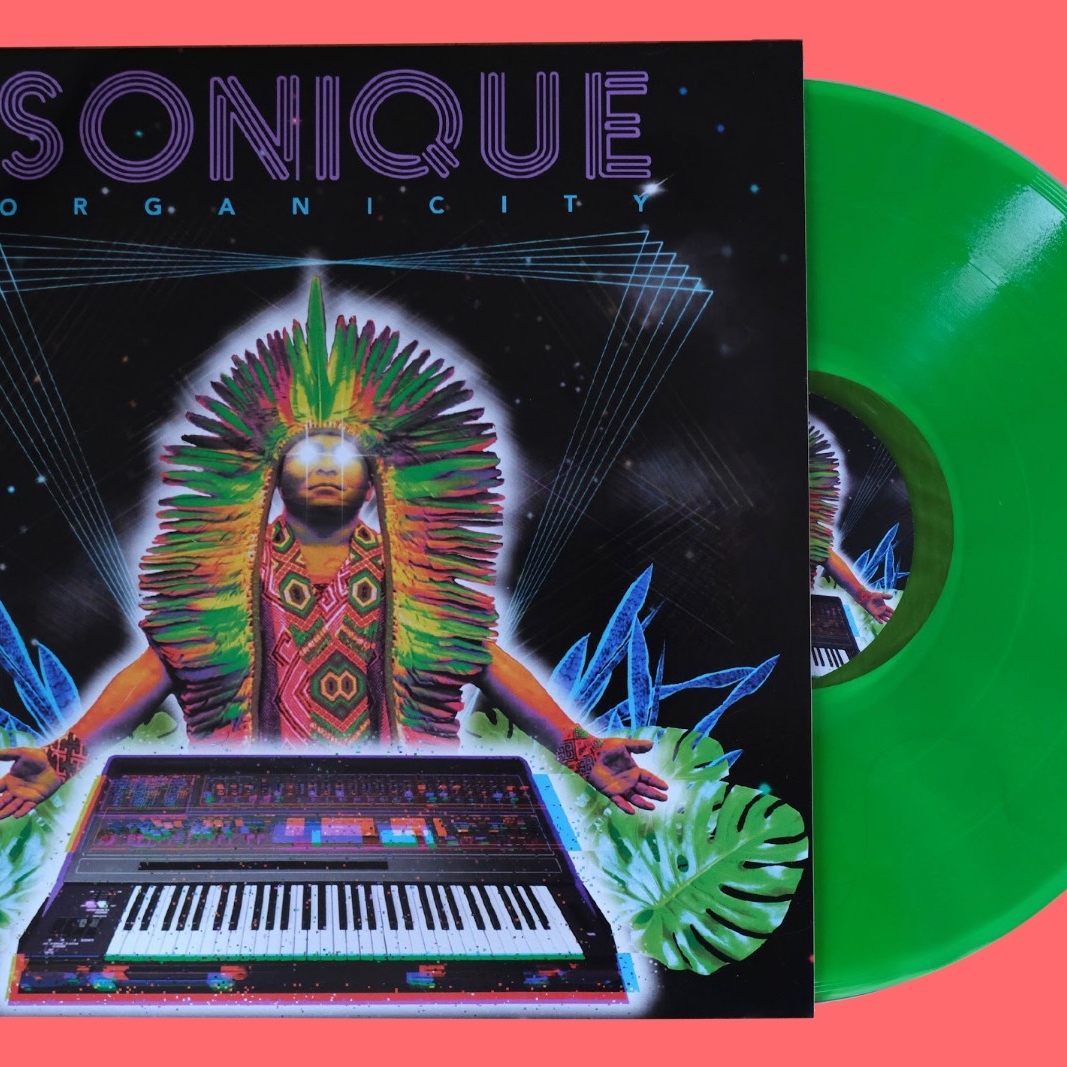digital illustration for Sonique's Organicity Vinyl record