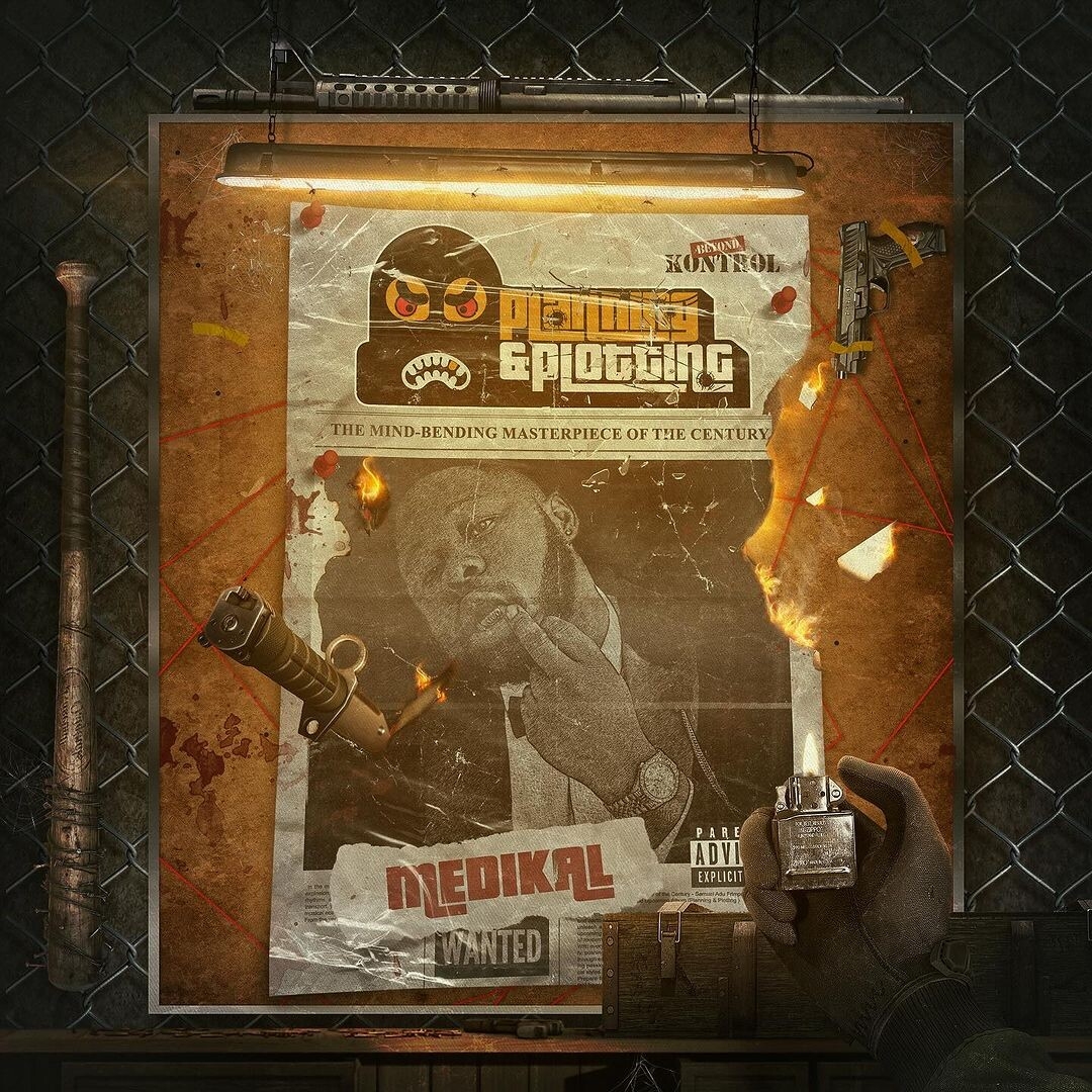 Artwork for Medikal for Album titled 'Planning & Plotting'