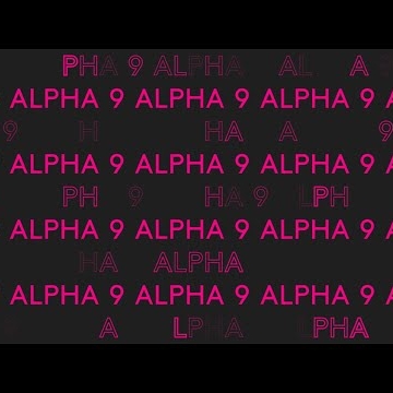 Preview image for the video "ALPHA 9 - All That I Can Visualiser".