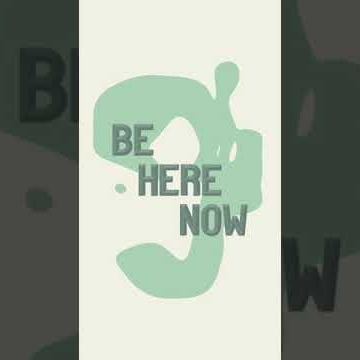 Preview image for the video "Be Here Now: Hand-lettered Caption Video for Peace & Daily".