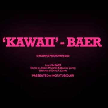Preview image for the video "Kawaii - BAER - lyric video".