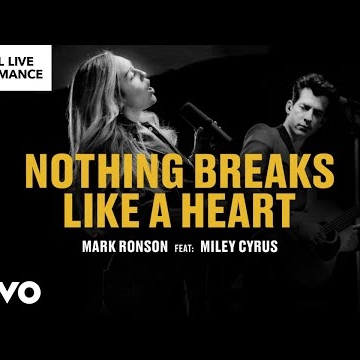 Preview image for the video "Mark Ronson ft. Miley Cyrus - “Nothing Breaks Like a Heart" Official Performance | Vevo".