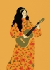 Lady with guitar