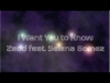 Preview image for the video "Zedd - I Want You To Know ft. Selena Gomez (Lyrics Video)".