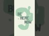 Preview image for the video "Be Here Now: Hand-lettered Caption Video for Peace & Daily".